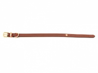 Stylový obojek pro psy ROSEWOOD Luxury Leather Brown z hnědé kůže